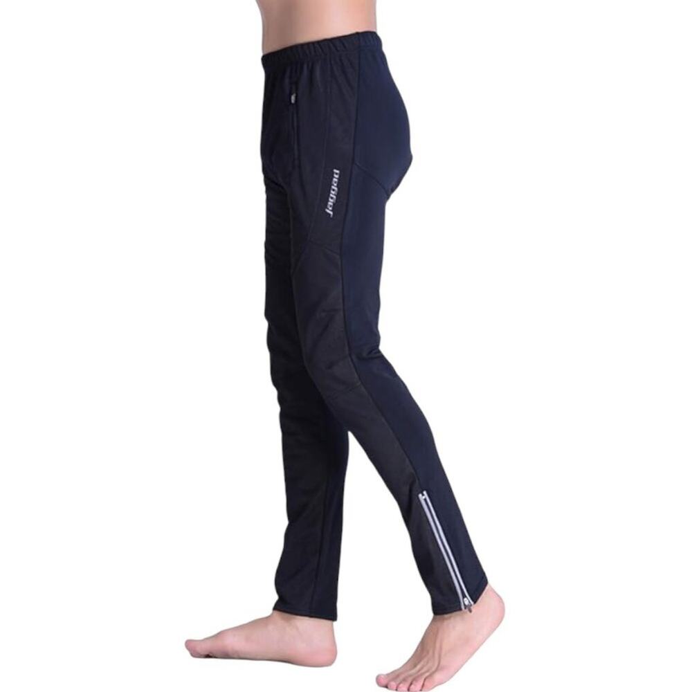 JAGGAD 3D Padded Cycling Pants Thermal Fleece Windproof Outdoors Biking SZ L